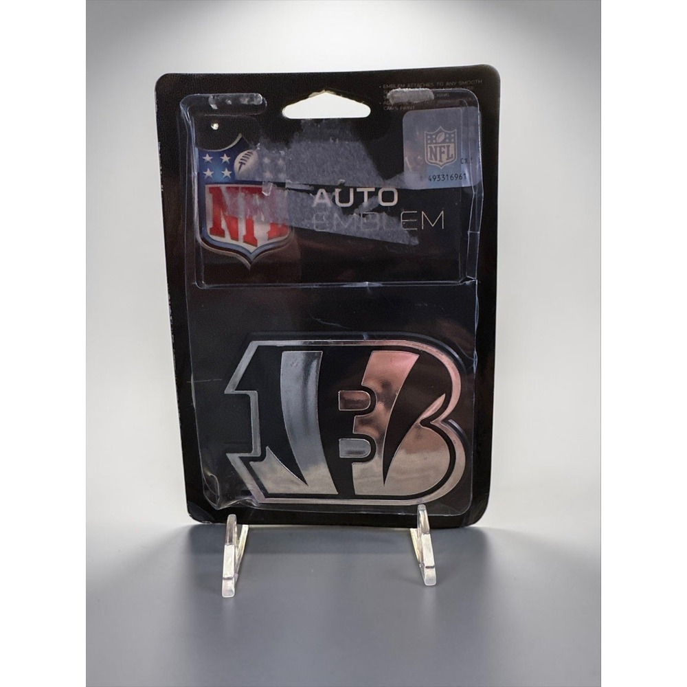 New NFL Chrome  Raised Metal 3D Thick Decal Emblem Car Truck SUV Made in USA